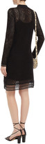 Thumbnail for your product : See by Chloe Guipure Lace-trimmed Open-knit Dress