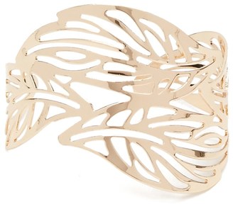 Forever 21 FOREVER 21+ Cutout Leaf Cuff