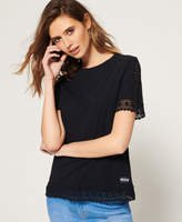 Superdry Pacific Lace Panelled Top