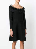 Thumbnail for your product : Blumarine lace inserts flared dress