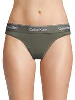 Thumbnail for your product : Calvin Klein Logo Waistband Thong