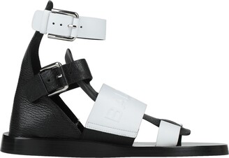 Balmain Sandals White - ShopStyle