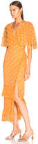 Thumbnail for your product : Saloni Rose Dress in Apricot | FWRD