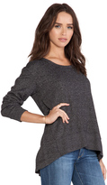 Thumbnail for your product : Wilt Thermal Mixed Slouchy Hi-Lo Long Sleeve Top