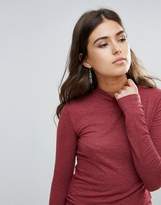 Thumbnail for your product : Pieces Sawanna Long Sleeve Turtleneck Tee