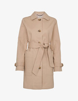 Thumbnail for your product : Whistles Single-breasted cotton-blend trench coat