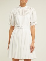 Thumbnail for your product : Emilia Wickstead Corinne High-neck Mini Dress - White