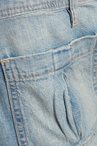Thumbnail for your product : Current/Elliott The Culotte Cropped Mid-Rise Wide-Leg Jeans