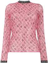 Thumbnail for your product : Aries sheer monogram top