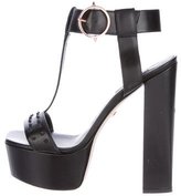 Thumbnail for your product : Ruthie Davis Leather Embellished Sandals