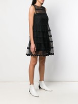 Thumbnail for your product : RED Valentino Tulle Tiered Mini-Dress