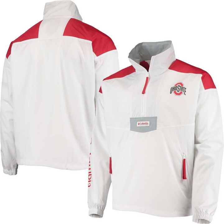 Columbia Men's Oklahoma Sooners Santa Ana Anorak Quarter-Zip Jacket