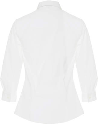 Carolina Herrera Classic Cotton Collared Shirt
