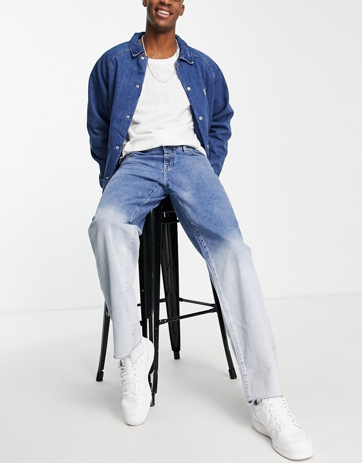 Blue Men's Loose Jeans with Cash Back | Shop the world's largest 