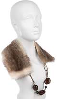 Thumbnail for your product : Marni Mink Fur Collar
