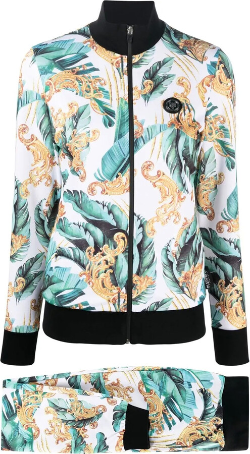 Plein Sport Floral-Print Track Pants