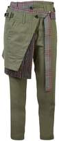 Thumbnail for your product : Sacai skirt layered trousers