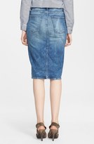 Thumbnail for your product : Current/Elliott Jean Pencil Skirt