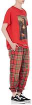 Thumbnail for your product : Off-White Men's Plaid Cotton-Blend Sweatpants - Red