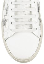 Thumbnail for your product : Saint Laurent Court Classic SL/06 Metallic Star Leather Sneakers