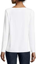 Thumbnail for your product : Lafayette 148 New York Long-Sleeve Bateau-Neck T-Shirt