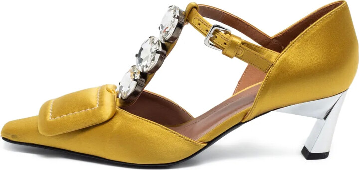 Marni Pre-Owned 55mm Buckle-Detail Pumps