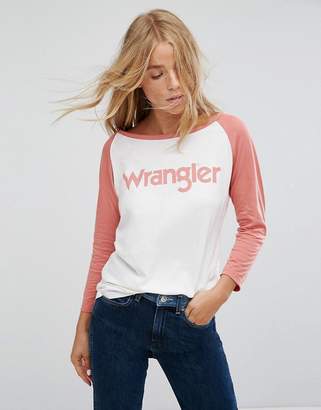 Wrangler Retro Logo Raglan T-Shirt