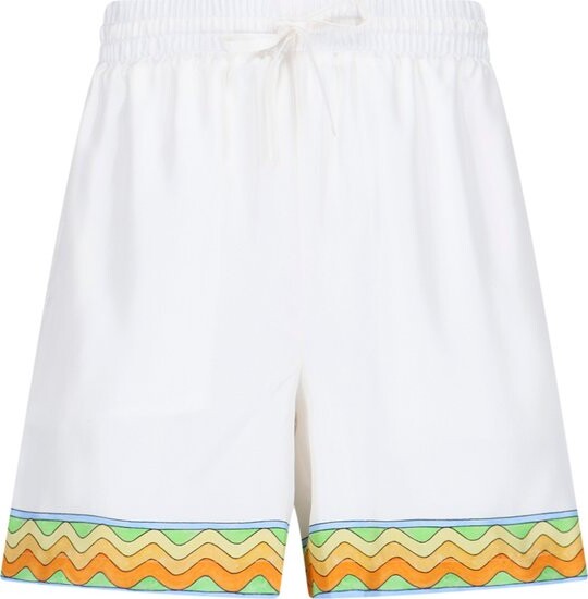 Casablanca Afro Cubism Tennis Club Shorts