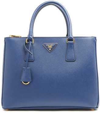 prada blue saffiano bag
