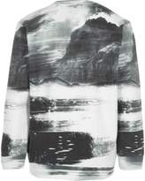 Thumbnail for your product : River Island Boys white smudge print sweatshirt