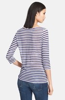 Thumbnail for your product : Majestic Stripe Linen Tee