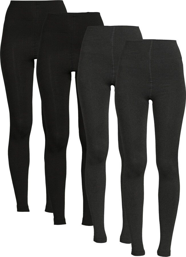 Warner’s Women’s Fleece Lined Tights, 4-Pack