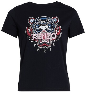 Kenzo Embroidered Tiger Logo T-Shirt