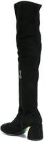 Thumbnail for your product : Fabi Plaque Detail Knee-High Boots