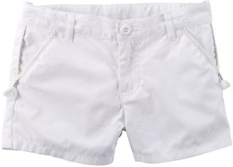 Carter's Woven Shorts (Toddler/Kid) - White - 4