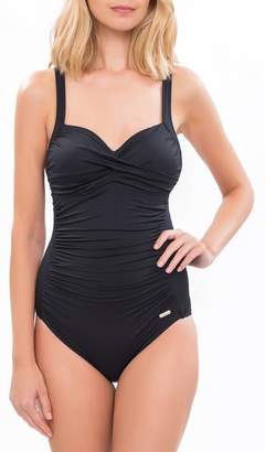 Sunseeker solid rouge cup sized classic swimsuit