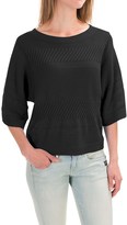 Thumbnail for your product : Pendleton Mixed Media Crop Sweater - Elbow Sleeve (For Women)
