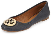 Thumbnail for your product : Tory Burch Reva Perforated Leather Ballet Flat, Tory Navy