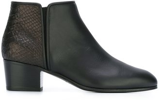 Giuseppe Zanotti D Giuseppe Zanotti Design two tone ankle boots