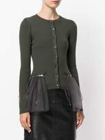 Thumbnail for your product : Moschino tulle cardigan