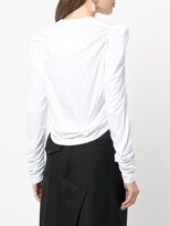 Thumbnail for your product : Comme des Garcons Ruched Longsleeve Top