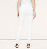 Thumbnail for your product : LOFT Petite Modern High Waist Skinny Ankle Jeans in White