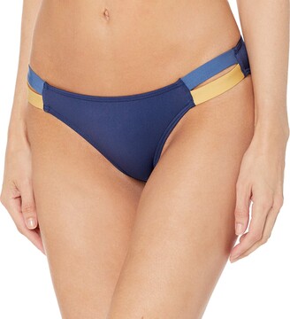Jets Women's Alternate Color Block Hipster Bikini Bottom Swimsuit