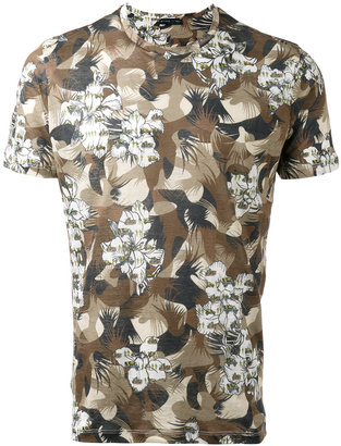 Etro floral camouflage T-shirt