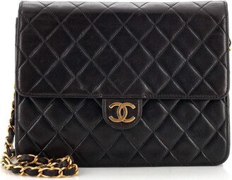 Chanel Coco Mail Clutch with Chain Quilted Calfskin - ShopStyle