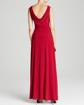 Thumbnail for your product : Laundry by Shelli Segal Gown - Cowl Back Shoulder Detail Matte Jersey