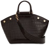 Thumbnail for your product : Max Mara S Anita Croc Embossed Leather Bag