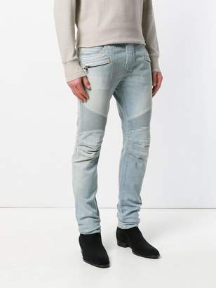 Balmain slim fit biker jeans