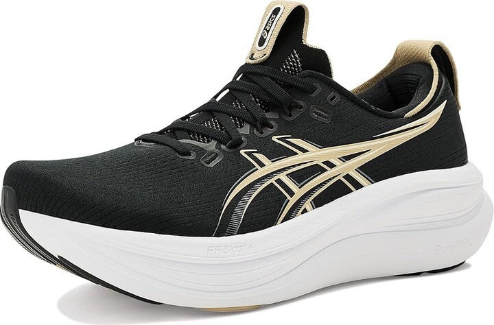 Asics GEL-Nimbus(r) 28 Men's Running Shoes Black/Feather Grey : 10.5 D - Medium, Synthetic