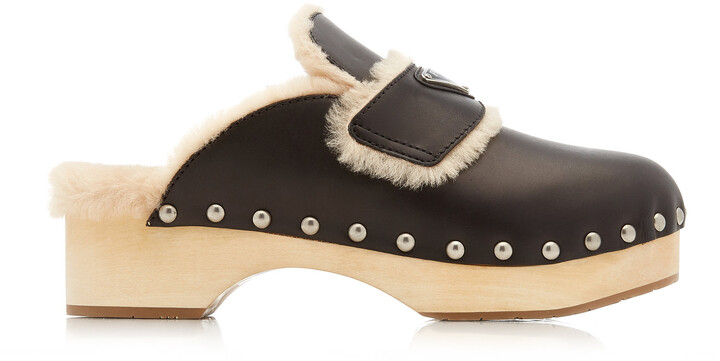 fleece lined rubber clogs